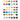 Winsor & Newton Studio Collection Box Set Mixed colour swatches with colour names