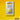 Winsor & Newton Cadmium Yellow Pale Professional Watercolour Half Pan, front view of product with colour swatch as background