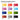 Winsor & Newton Promarker Set 1 set colour swatches with colour names