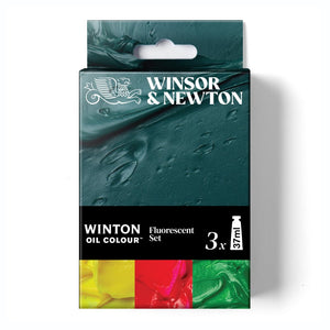 Winton Oil Colour Fluorescent Set 3x37ml