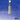Winsor & Newton Smalt (Dumont's Blue) Professional Watercolour Half Pan, front view of product with colour swatch as background