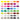 Winsor & Newton Promarker Brush Essential Collection set colour swatches with colour names