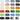 Winsor & Newton Promarker Architecture set colour swatches with colour names