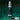 Winsor & Newton Phthalo Deep Green Winton Oil Colour, front view of product with colour swatch as background