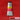 Winsor & Newton Cadmium Red Hue Galeria Acrylic 120ml, front view of product with colour swatch as background