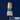 Winsor & Newton Ultramarine Galeria Acrylic 120ml, front view of product with colour swatch as background