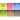 Winsor & Newton Cotman Watercolours 6 Colour Swatches with Colour Names in English, French and Spanish and Pigments