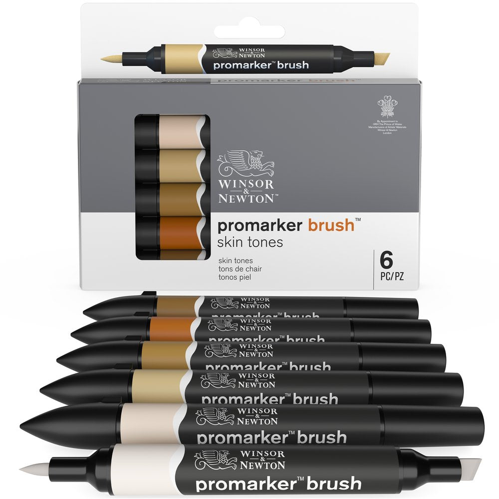 PROMARKER WINSOR & NEWTON SET 12 TONI PELLE + BLENDER PROMARKER WINSOR & NEWTON SET 12 TONI PELLE + BLENDER