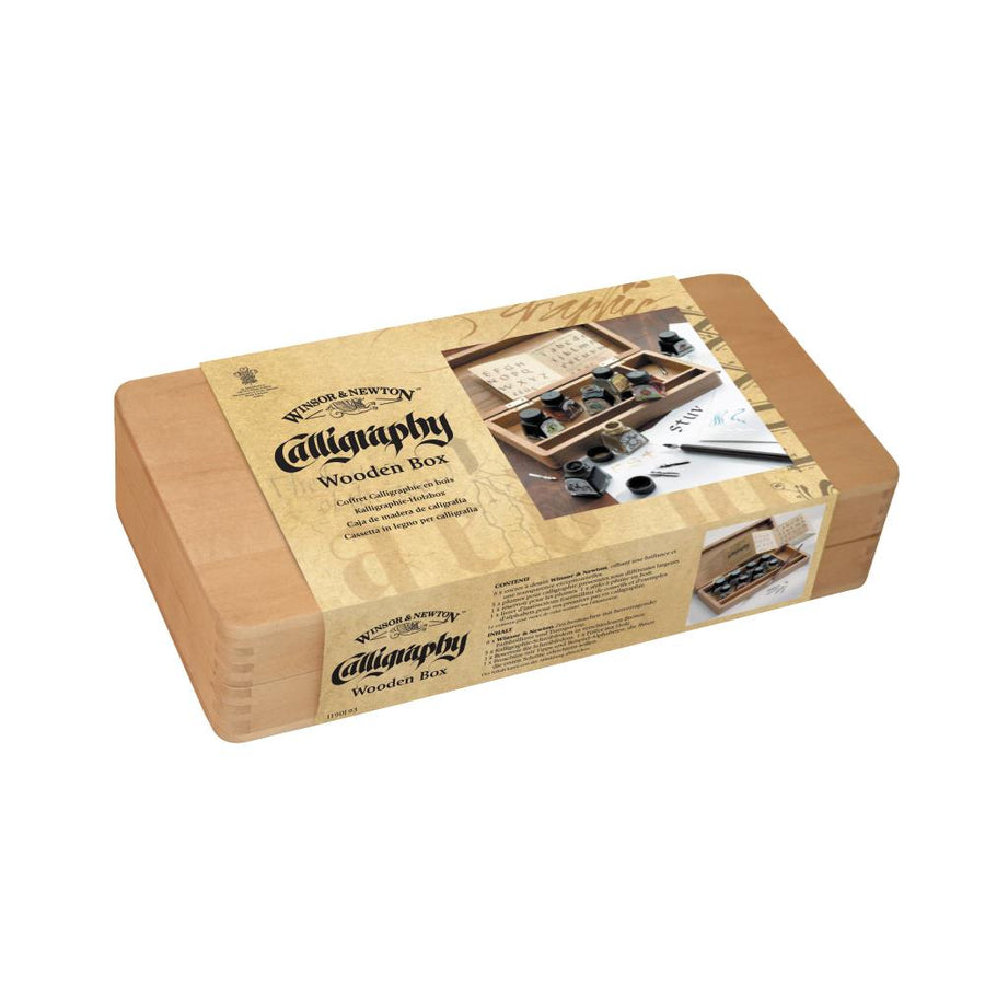 Calligraphy Wooden Box Set - With Drawing Inks