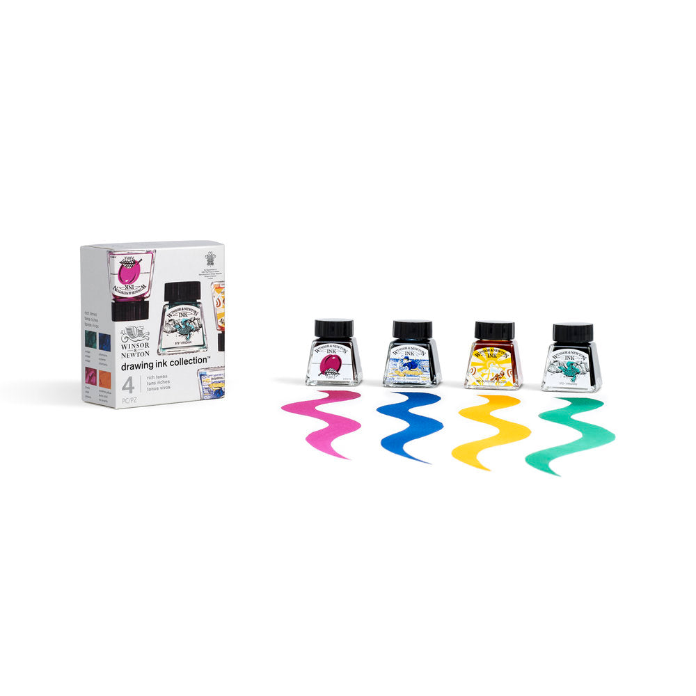 Graham Siddle Inkmaker Drawing Ink Collection - Set of 4 (Rich Tones) – Winsor & Newton EU