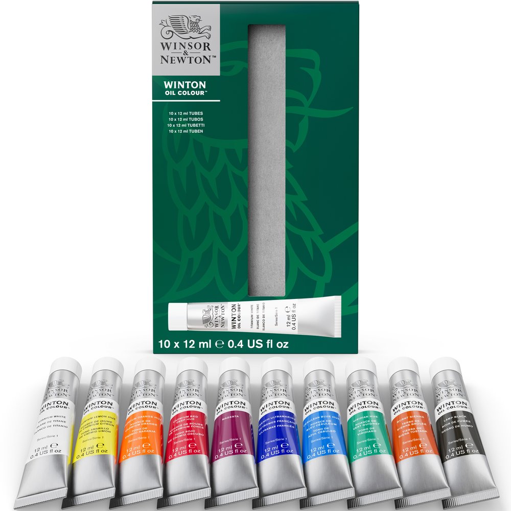 Kit Pintura Al Oleo Winsor Y Newton Winton X10 De 37ml | Envío Gratis