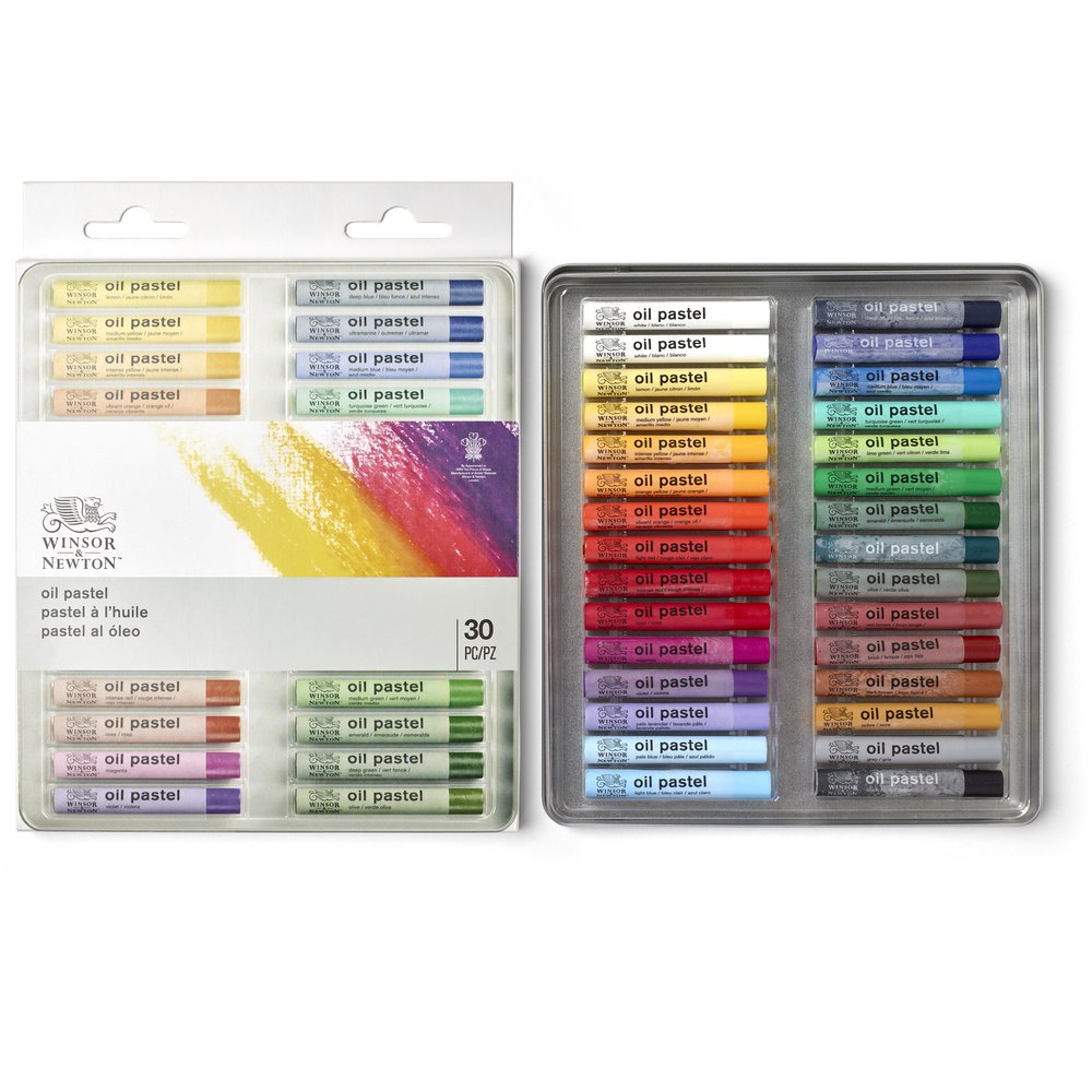Azor Oil Pastels – 24-Piece Set, Non-Toxic, Bright Colors For Artists & Beginners