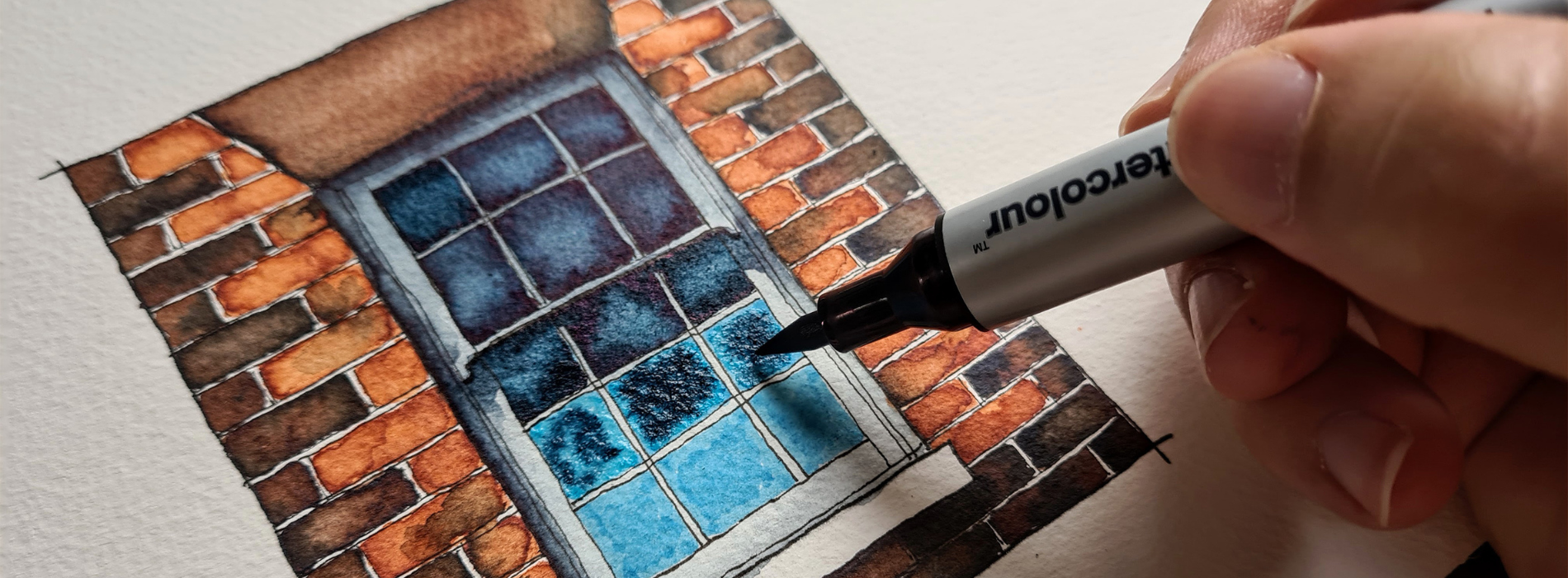 How to draw windows and brickwork – Winsor & Newton EU
